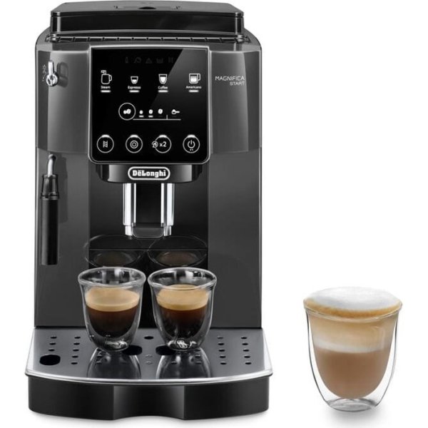 DeLonghi Magnifica Start Automatic Coffee Maker- Grey Black (ECAM220.22.GB)