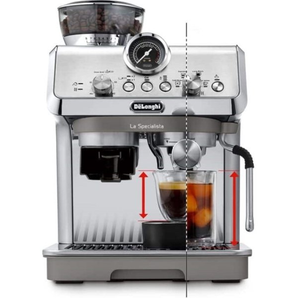 DeLonghi La Specialista Arte Evo Manual Espresso Maker - Metal (EC9255.M)