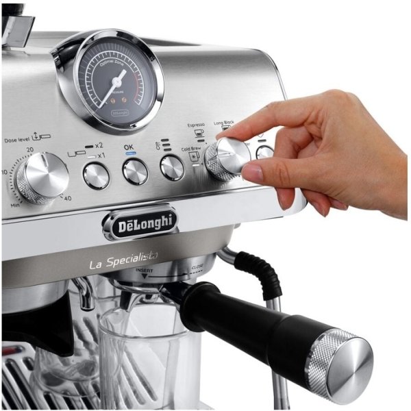 DeLonghi La Specialista Arte Evo Manual Espresso Maker - Metal (EC9255.M)
