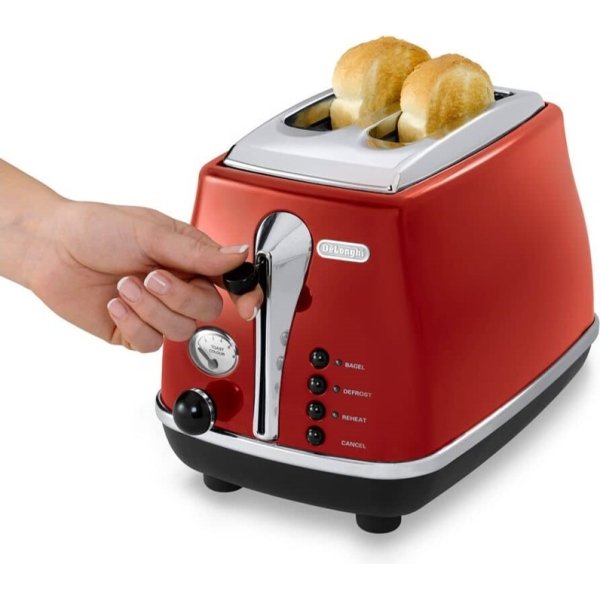 DeLonghi Icona Toasters - Scarlet Red (CTO2003.R)