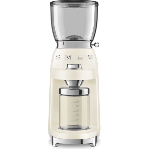 Smeg 50's Retro Style Coffee Grinder - Cream (CGF01CR)