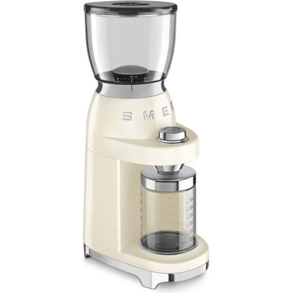 Smeg 50's Retro Style Coffee Grinder - Cream (CGF01CR)