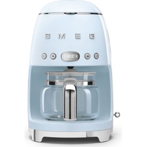 Smeg 50's Retro Style Drip Coffee Machine - Pastel Blue (DCF02PB)