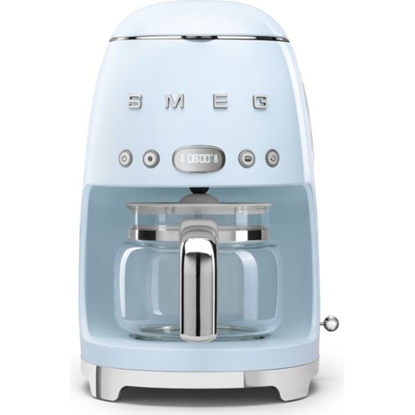 Smeg 50's Retro Style Drip Coffee Machine - Pastel Blue (DCF02PB)