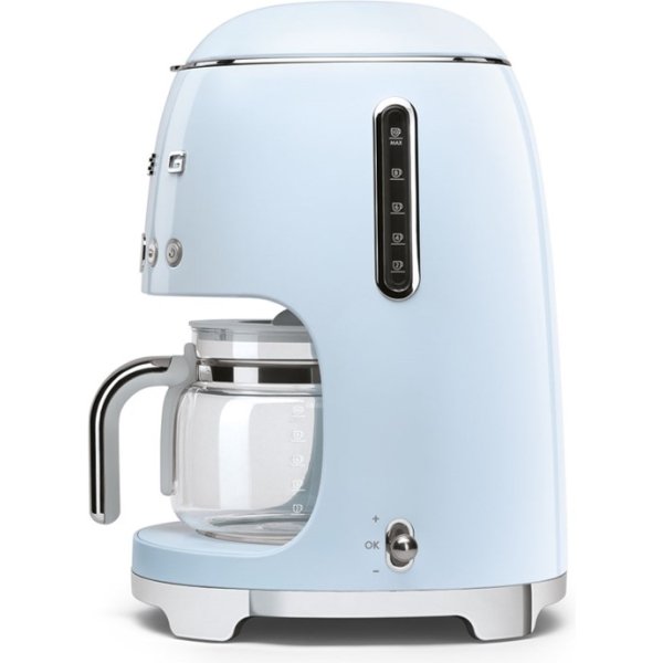 Smeg 50's Retro Style Drip Coffee Machine - Pastel Blue (DCF02PB)