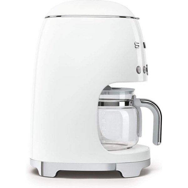 Smeg 50's Retro Style Drip Coffee Machine - White (DCF02WHK)