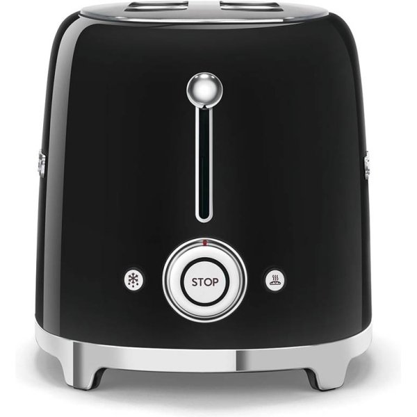 Smeg 50's Retro Style Electric Toaster - Black (TSF-01BL)