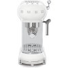 Smeg 50's Retro Style Espresso Manual Coffee Machine - White (ECF01WH)