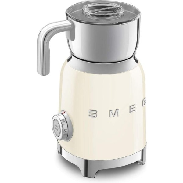 Smeg 50's Retro Style Milk Frother - Cream (MFF01CR)