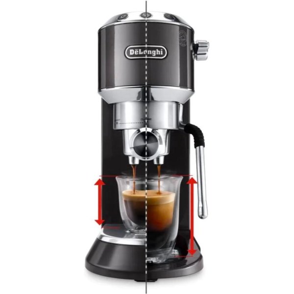 De'Longhi EC-885.GY Dedica Arte Manual Espresso Machine - Grey