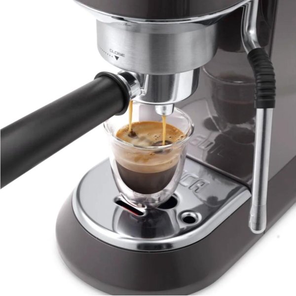 De'Longhi EC-885.GY Dedica Arte Manual Espresso Machine - Grey