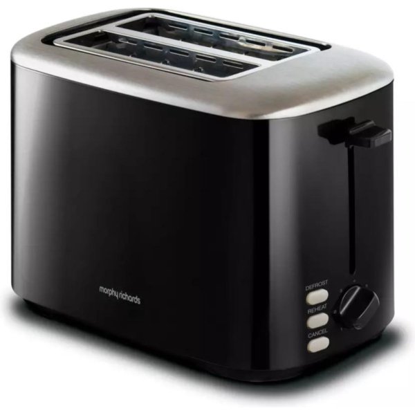 morphy-richards-toaster-222064-black_1.jpg Morphy Richards Equip 2 Slice Toaster - Black (222064)