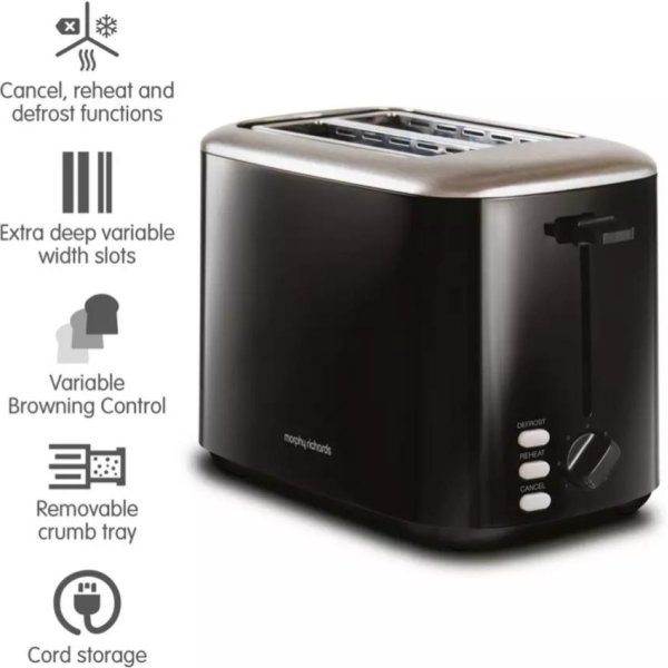 morphy-richards-toaster-222064-black_2.jpg Morphy Richards Equip 2 Slice Toaster - Black (222064)