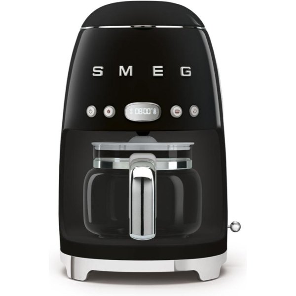 Smeg DCF-02BL 50's Retro Style Drip Filter Coffee Machine - Black
