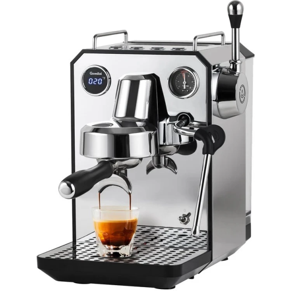 Gemilai G3006 Professional Espresso Machine 15 Bar Pressure, Dual Display